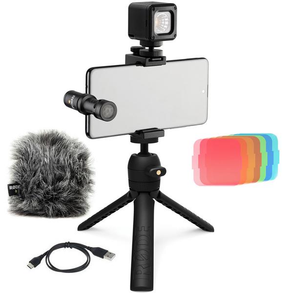 Микрофон для смартфонов RODE Vlogger Kit USB-C edition набор влоггера rode vlogger kit usb c edition