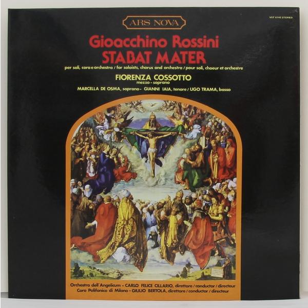 

Винтажная виниловая пластинка ROSSINI - STABAT MATER (CARLO FELICE CILLARIO, GIULIO BERTOLA)