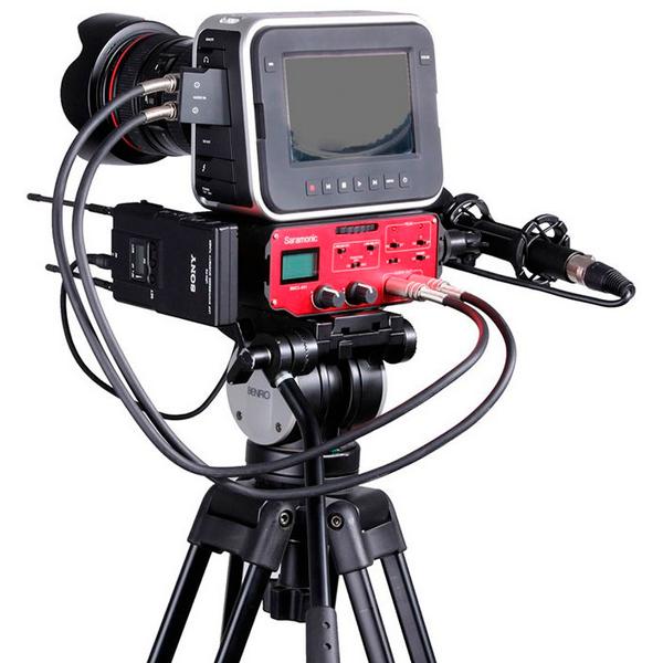 Микрофон для видеосъёмок Saramonic Накамерный микшер  BMCC-A01 - фото 3