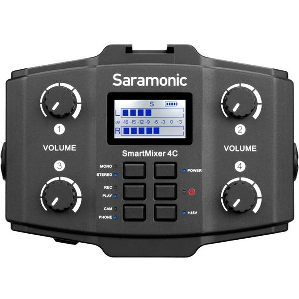 Микрофон для видеосъёмок Saramonic Накамерный микшер SmartMixer 4C saramonic smartmixer аудиоинтерфейс для ios устройств