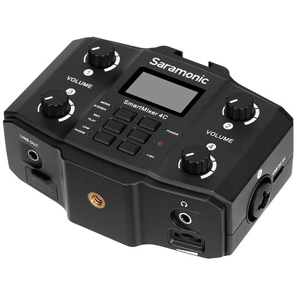 Микрофон для видеосъёмок Saramonic Накамерный микшер  SmartMixer 4C - фото 2