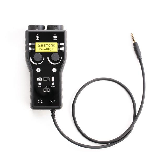 Мобильный аудиоинтерфейс Saramonic SmartRig+, Музыкальные инструменты и аппаратура, Мобильный аудиоинтерфейс