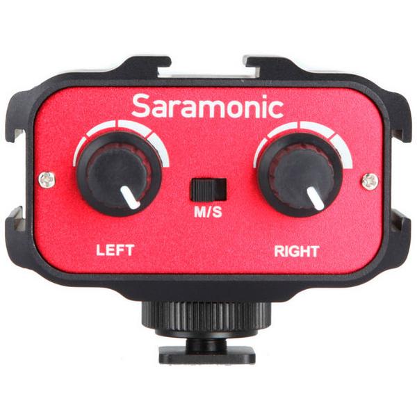 Микрофон для видеосъёмок Saramonic Накамерный микшер  SR-AX100 - фото 1