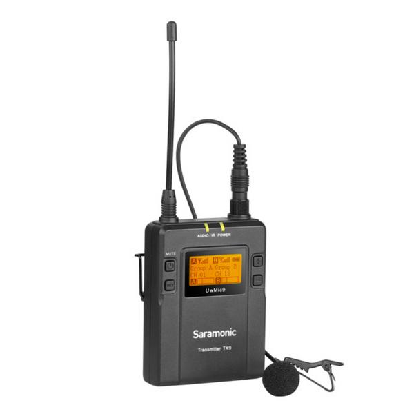 Передатчик для радиосистемы Saramonic UwMic9 TX9 передатчик saramonic uwmic9 tx9 для радиосистемы uwmic9 с петличным микрофоном