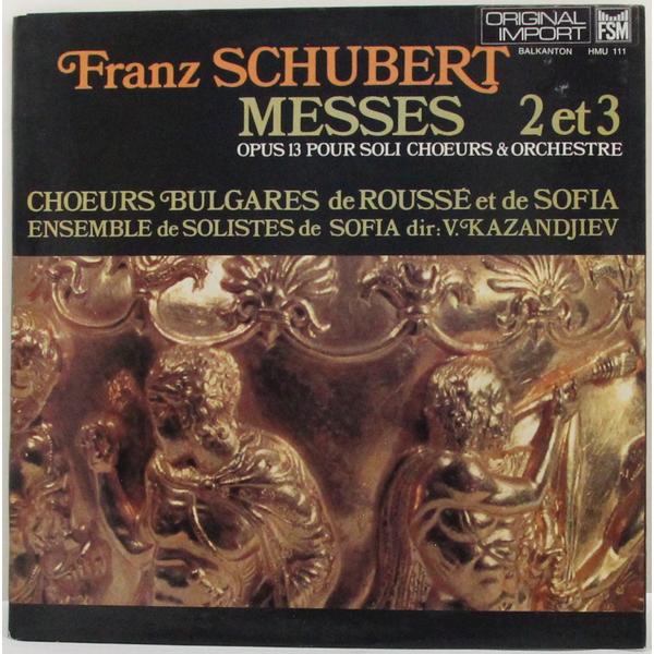 Винтажная виниловая пластинка SCHUBERT - MESSES 2 ET 3 (OPUS 13 POUR SOLI CHOEURS   ORCHESTRE) (VASSIL KAZANDJIEV)