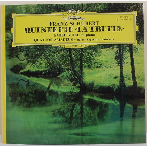 

Винтажная виниловая пластинка SCHUBERT - QUINTETTE LA TRUITE (EMILE GUILELS)