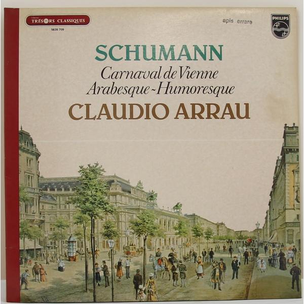 Винтажная виниловая пластинка SCHUMANN - CARNAVAL DE VIENNE, ARABESQUE, HUMORESQUE (CLAUDIO ARRAU)