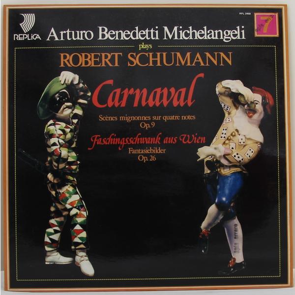 Винтажная виниловая пластинка SCHUMANN - CARNAVAL OP.9, FASCHINGSSCHWANK AUS WIEN OP.26 (ARTURO BENEDETTI MICHELANGELI)