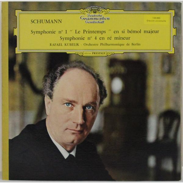 

Винтажная виниловая пластинка SCHUMANN - SYMPHONIE № 1 “LE PRINTEMPS” EN SI BEMOL MAJEUR, SYMPHONIE № 4 EN RE MINEUR (RAFAEL KUBELIK)