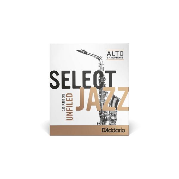 Трость для альт-саксофона D'Addario Select Jazz Unfiled 4.0 Medium (10 шт.) Select Jazz Unfiled 4.0 Medium (10 шт.) - фото 2