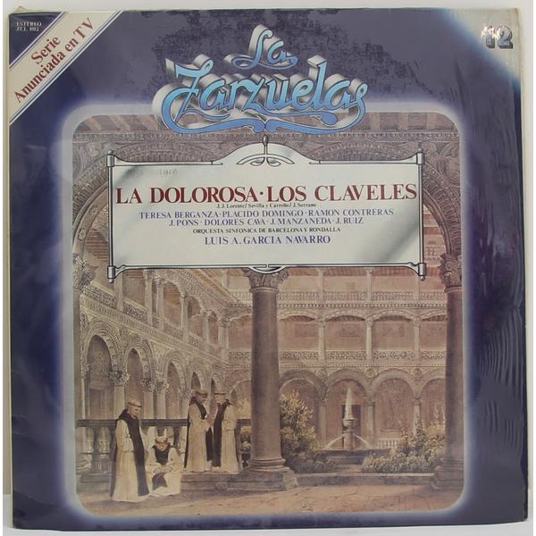 Винтажная виниловая пластинка J.J LORENTE, SEVILLA Y CARRENO, J. SERRANO - LA ZARZUELAS - LA DOLOROSA, LOS CLAVELES (ORQUESTA SINFONICA DE BARCELONA)