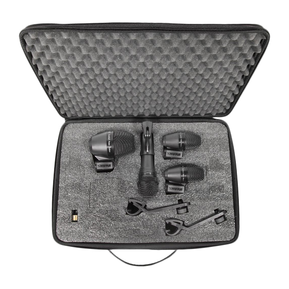 Инструментальный микрофон Shure PGADRUMKIT4 держатель для поперечин manfrotto 039 для зажима super clamp комплект 2 шт