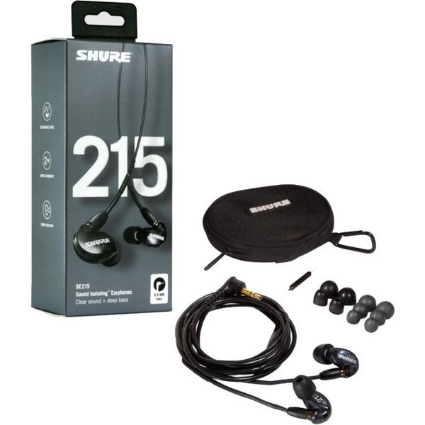 Внутриканальные наушники Shure SE215-K-EFS Black - фото 3