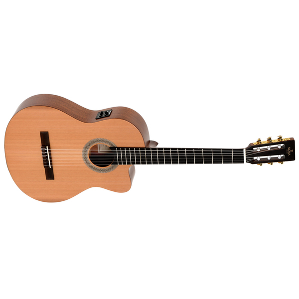 Классическая гитара со звукоснимателем Sigma Guitars CMC-STE+ струны для банджо savarez 1530