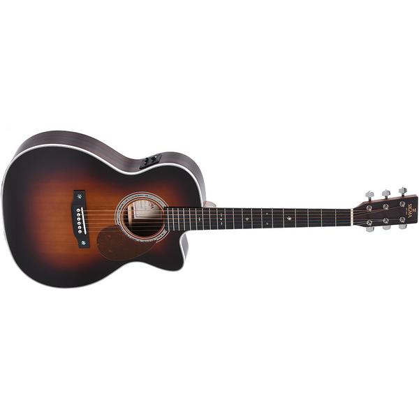 Электроакустическая гитара Sigma Guitars OMTC-1E Sunburst, Музыкальные инструменты и аппаратура, Электроакустическая гитара