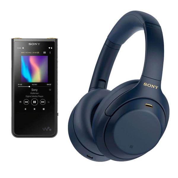 

Портативный Hi-Fi-плеер Sony, NW-ZX507 Black + WH-1000XM4 Blue