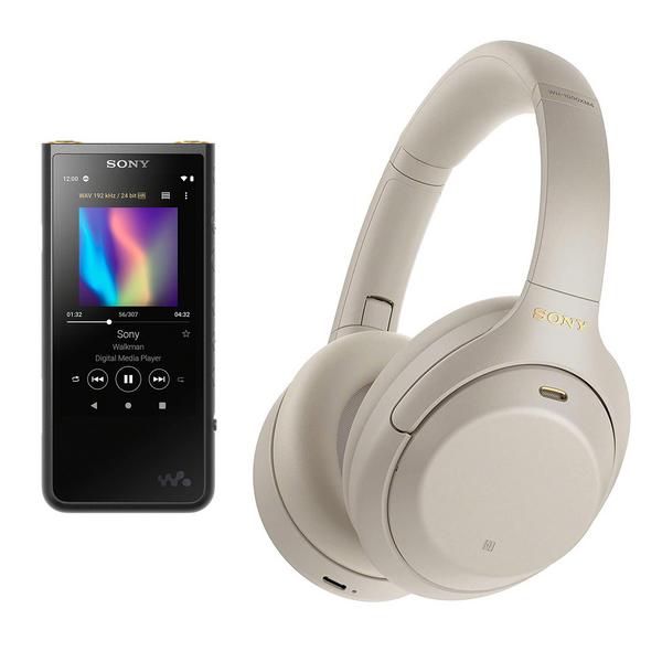 

Портативный Hi-Fi-плеер Sony, NW-ZX507 Black + WH-1000XM4 Silver