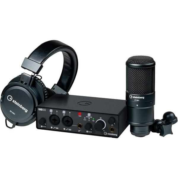 

Комплект для домашней студии с микрофоном Steinberg, IXO22 Recording Pack Black