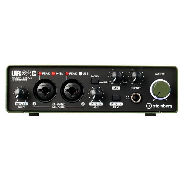 

Аудиоинтерфейс Steinberg, UR22C Green
