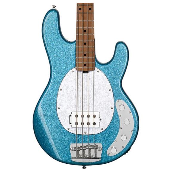 Бас-гитара Sterling by Music Man StingRay RAY34 Blue Sparkle, Музыкальные инструменты и аппаратура, Бас-гитара