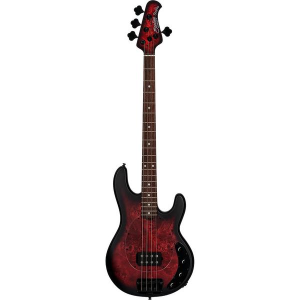 Бас-гитара Sterling by Music Man StingRay RAY34 Dark Scarlet Burst Satin - фото 2