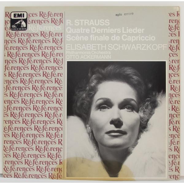 

Винтажная виниловая пластинка STRAUSS - QUATRE DERNIERS LIEDER, SCENE FINALE DE CAPRICCIO (ELISABETH SCHWARZKOPF)