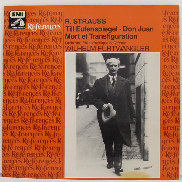 Винтажная виниловая пластинка STRAUSS - TILL EULENSPIEGELS LUSTIGE STREICHE, DON JUAN, TOD UND VERKLARUNG (ORCHESTRE PHILHARMONIQUE DE VIENNE)