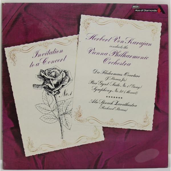 

Винтажная виниловая пластинка STRAUSS JR. - DIE FLEDERMAUS; GRIEG - PEER GYNT SUITE 1; MOZART - SYMPHONY № 40 IN G MINOR K.550; RICHARD STRAUSS - ALSO SPRACH ZARATHUSTRA, OP. 30 (WIENER PHILHARMONIKER)