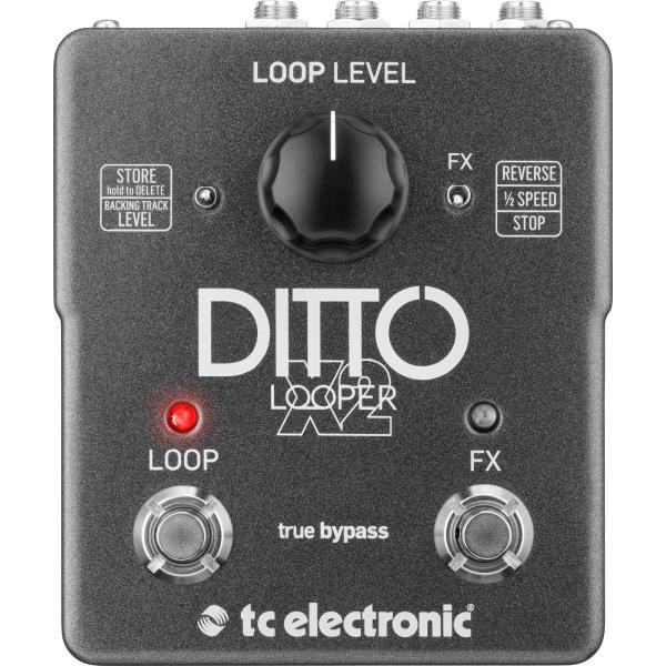 Педаль эффектов TC Electronic Ditto X2 Looper педаль эффектов лупер tc electronic ditto jam x2 looper