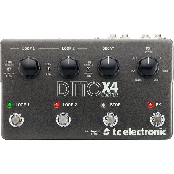Педаль эффектов TC Electronic Ditto X4 Looper педаль эффектов tc electronic ditto x4 looper