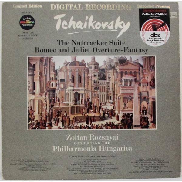 Винтажная виниловая пластинка TCHAIKOVSKY - THE NUTCRACKER SUITE / ROMEO AND JULIET OVERTURE-FANTASY (THE PHILHARMONIA HUNGARICA, ZOLTAN ROZSNYAI)