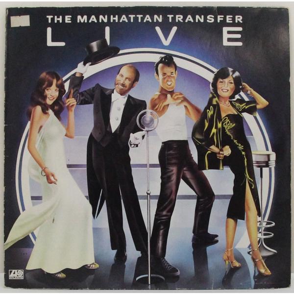 Винтажная виниловая пластинка THE MANHATTAN TRANSFER - LIVE