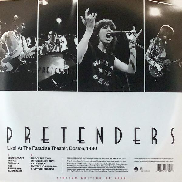 Pretenders PretendersThe - Live! At The Paradise, Boston, 1980 (limited, Colour) ac dc ac dc live at paradise theater boston 1978 colour clear marbled