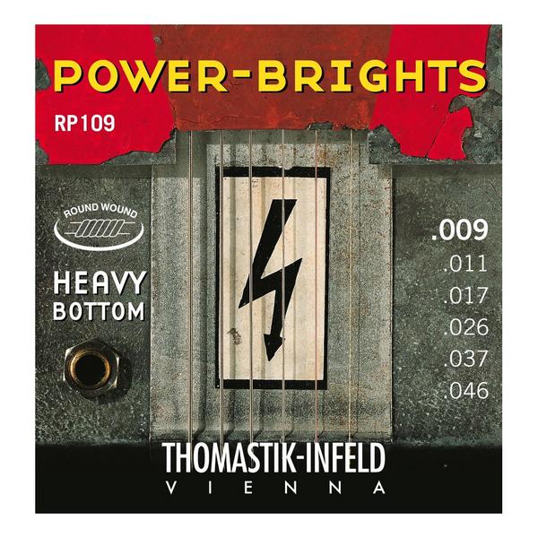 Струны для электрогитары Thomastik Power Brights RP109 струны для электрогитары thomastik infeld power brights rp109 9 46