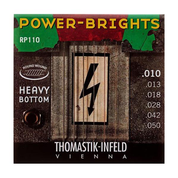 Струны для электрогитары Thomastik Power Brights RP110 струны для электрогитары thomastik power brights rp111