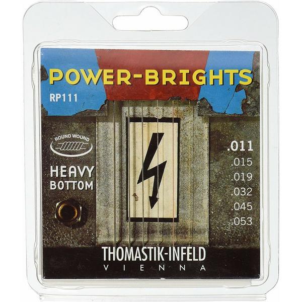 цена Струны для электрогитары Thomastik Power Brights RP111
