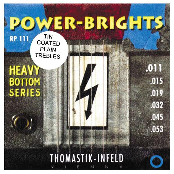 цена Струны для электрогитары Thomastik Power Brights RP111T