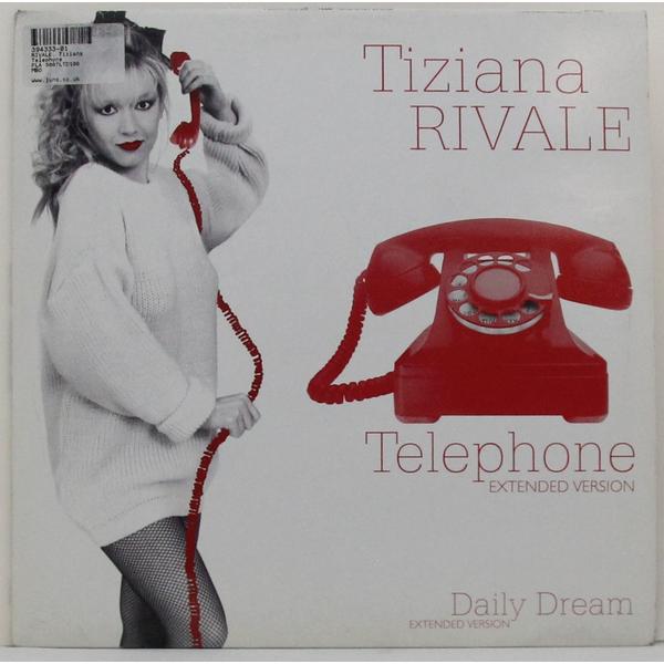 Винтажная виниловая пластинка СИНГЛ TIZIANA RIVALE - TELEPHONE / DAILY DREAM
