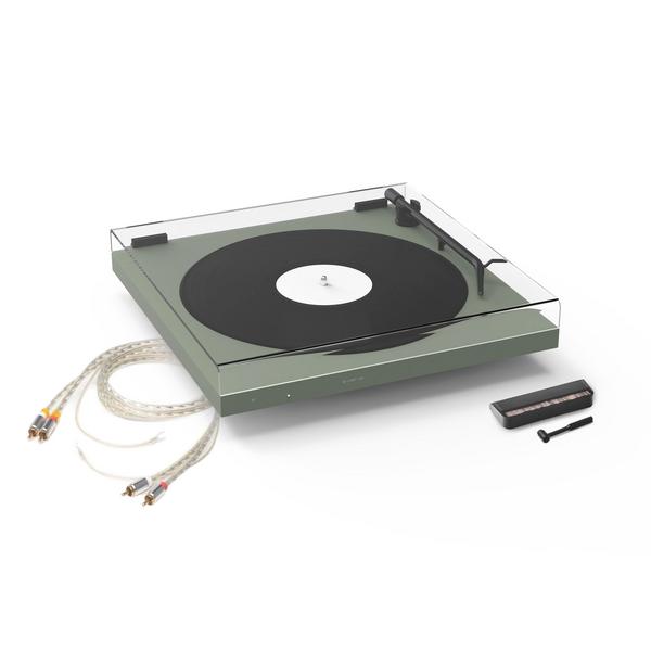 

Виниловый проигрыватель Tone Factory, с крышкой All In One Green Satin