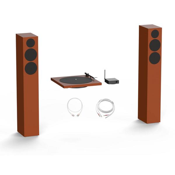 Phono Set L Terracotta Red