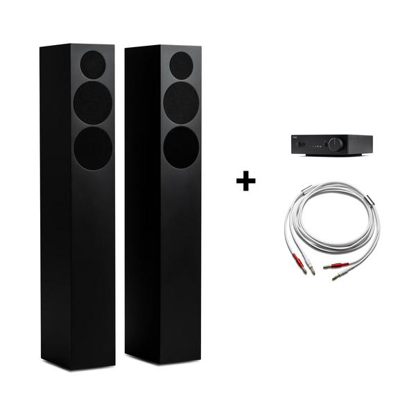 Stereo Set L Black Satin