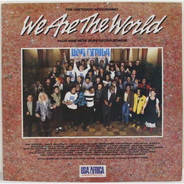 Винтажная виниловая пластинка USA FOR AFRICA - WE ARE THE WORLD