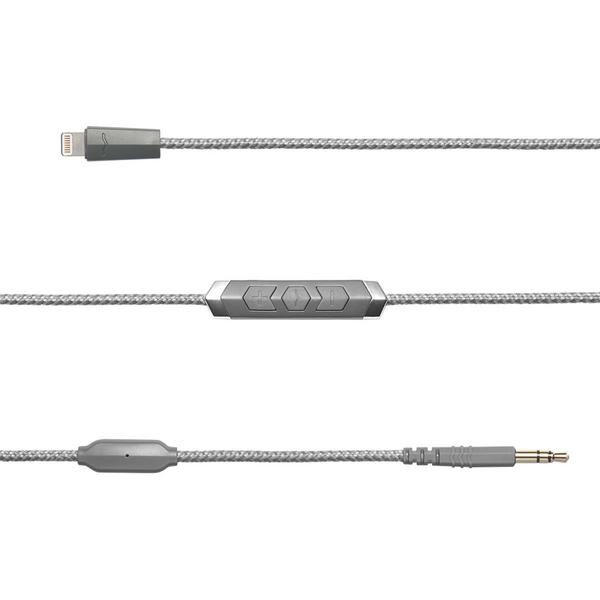 Кабель для наушников V-Moda Speakeasy Lightning Cable Grey 1.3 m