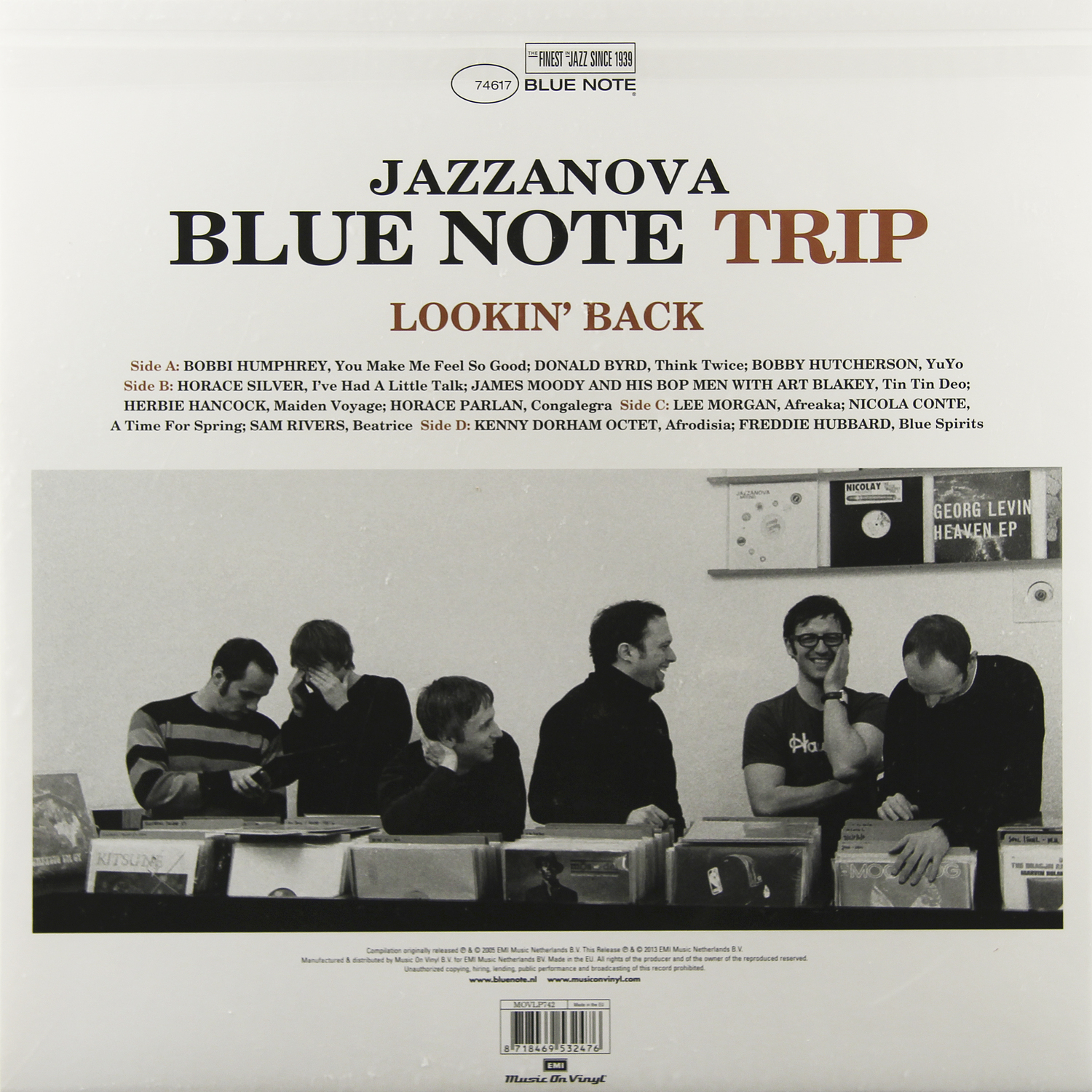 Виниловая пластинка VARIOUS ARTISTS - BLUE NOTE TRIP JAZZANOVA