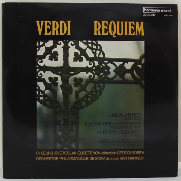 Винтажная виниловая пластинка VERDI - MESSA DI REQUIEM (JULIA WIENER, ALEXANDRINA MILTCHEVA, LIUBOMIR BODUROV, NIKOLA GHIUZELEV)