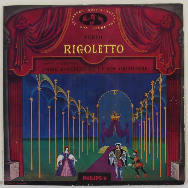 

Винтажная виниловая пластинка VERDI - RIGOLETTO (VERSION SYMPHONIQUE) (ANDRE KOSTELANETZ ET SON ORCHESTRE)