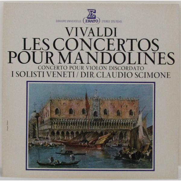 

Винтажная виниловая пластинка VIVALDI - LES CONCERTOS POUR MANDOLINES, CONCERTO POUR VIOLON DISCORDATO (CLAUDIO SCIMONE)