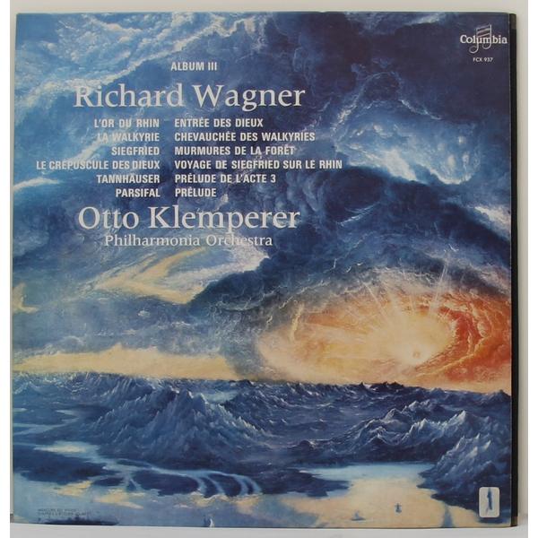 Винтажная виниловая пластинка WAGNER - L/'OR DU RHIN, LA WALKYRIE (ACTE III), SIEGFRIED 6 (ACTE II) (OTTO KLEMPERER)