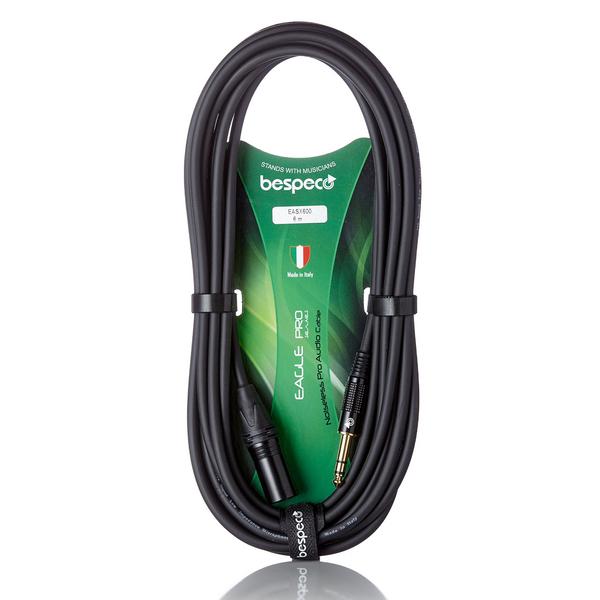 

Кабель межблочный XLR-Jack Bespeco, Кабель межблочный XLR-M-Jack EASX900R 9 m
