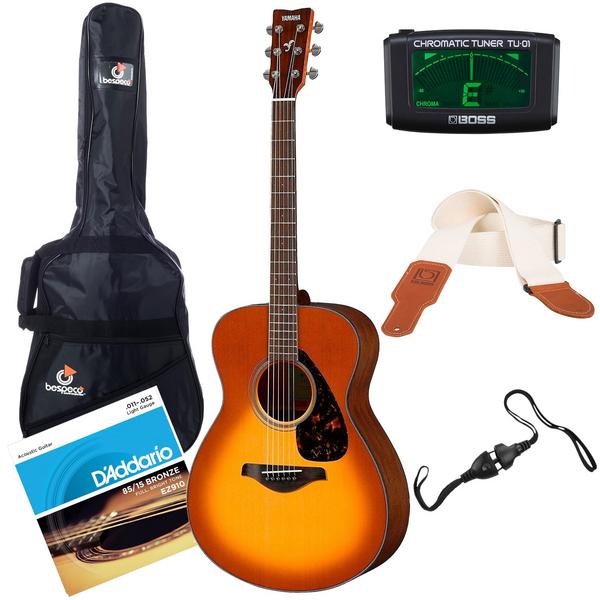 

Акустическая гитара с аксессуарами Yamaha, FS800 Sand Burst (Bundle 1)